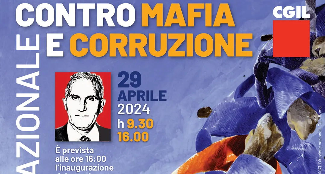 Cgil, lunedì 29 aprile a Palermo 'Assemblea nazionale contro mafia e corruzione'. Partecipa Landini