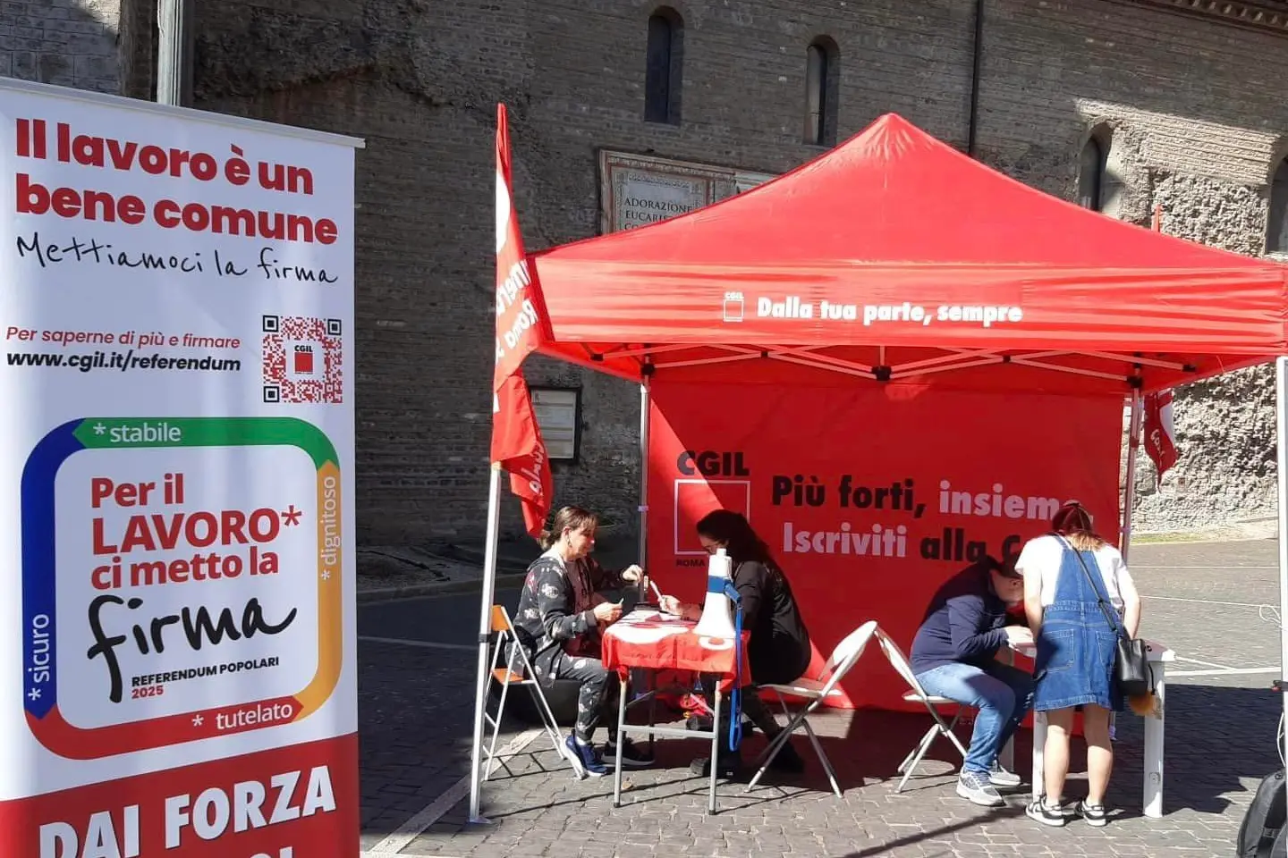 Facebook/Cgil Roma e Lazio