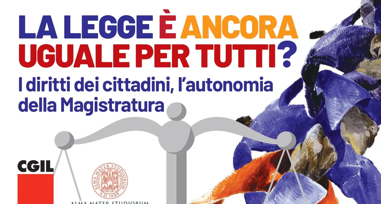 Premio Pio La Torre: Avviso Pubblico, Cgil e Fnsi, il 13 settembre a Bologna convegno ‘La legge è ancora uguale per tutti?’. Partecipa Landini
