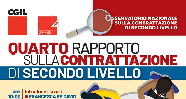 Lavoro: 17 settembre Cgil e FDV presentano quarto rapporto contrattazione II livello. Conclude Landini