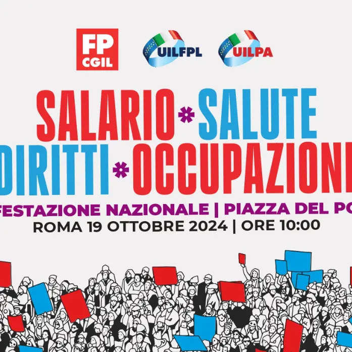 Pubblico impiego, Cgil e Uil 19 ottobre manifestazione nazionale a Roma “Salario, salute, diritti, occupazione”