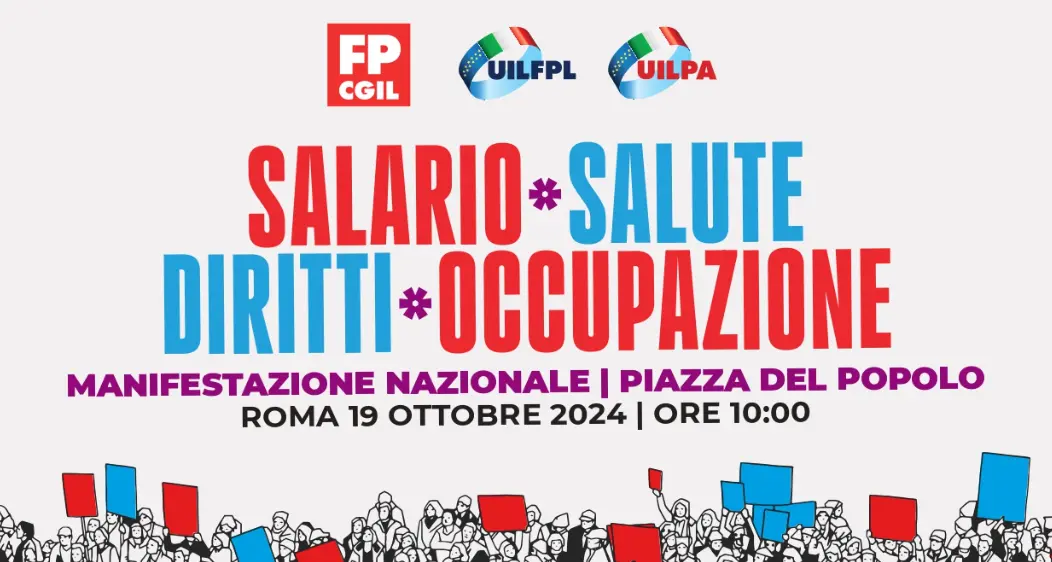 Pubblico impiego, Cgil e Uil 19 ottobre manifestazione nazionale a Roma “Salario, salute, diritti, occupazione”