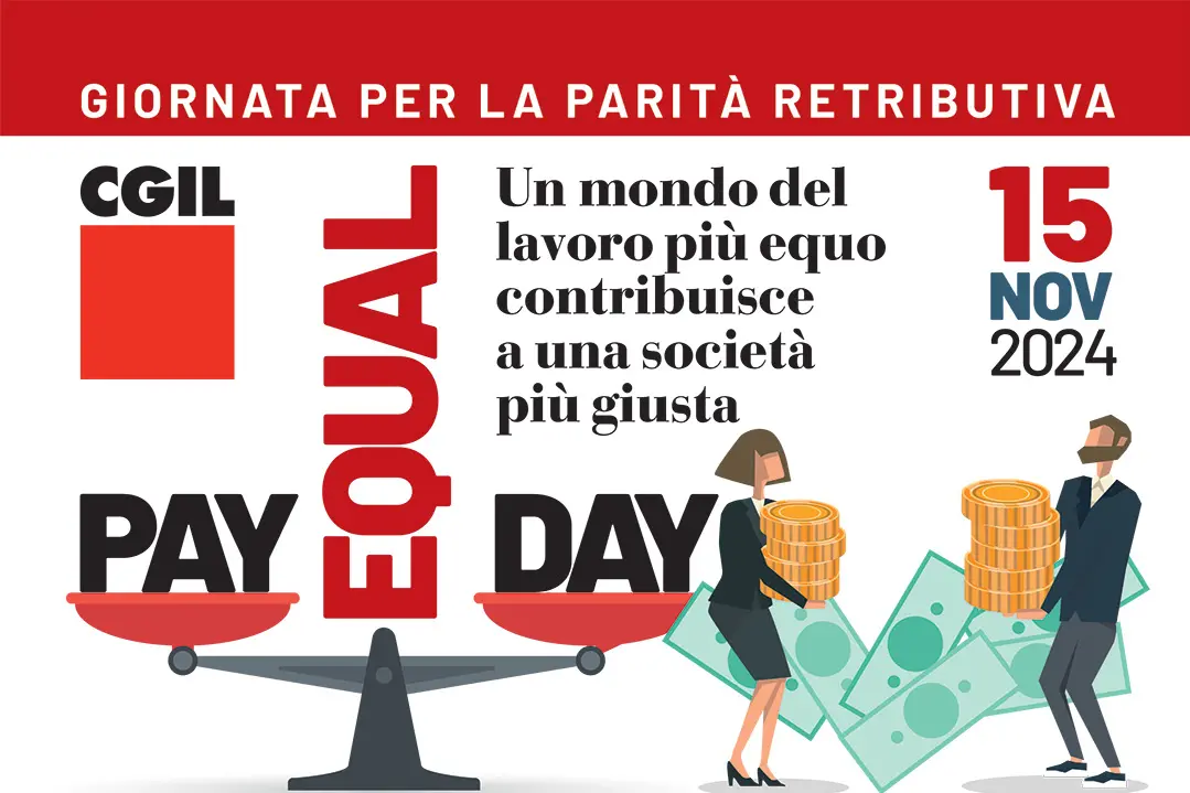 Equal pay day, 15 novembre giornata per la parità retributiva