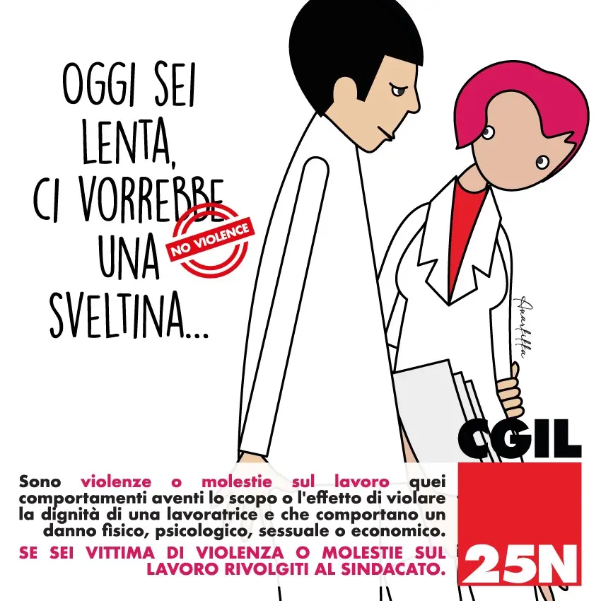 25 novembre 2024: Giornata Internazionale per l’eliminazione della violenza sulle donne – materiali grafici