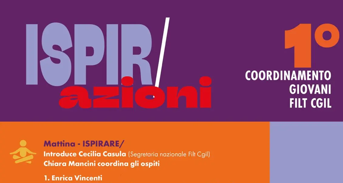 ‘Ispir/azioni’ primo coordinamento giovani Filt Cgil