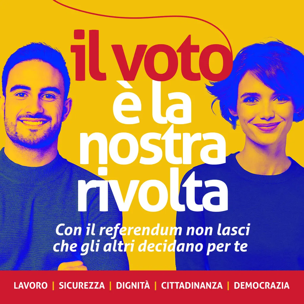 Campagna per il voto referendum 2025