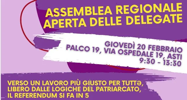 Assemblea regionale aperta delle delegate Cgil Piemonte