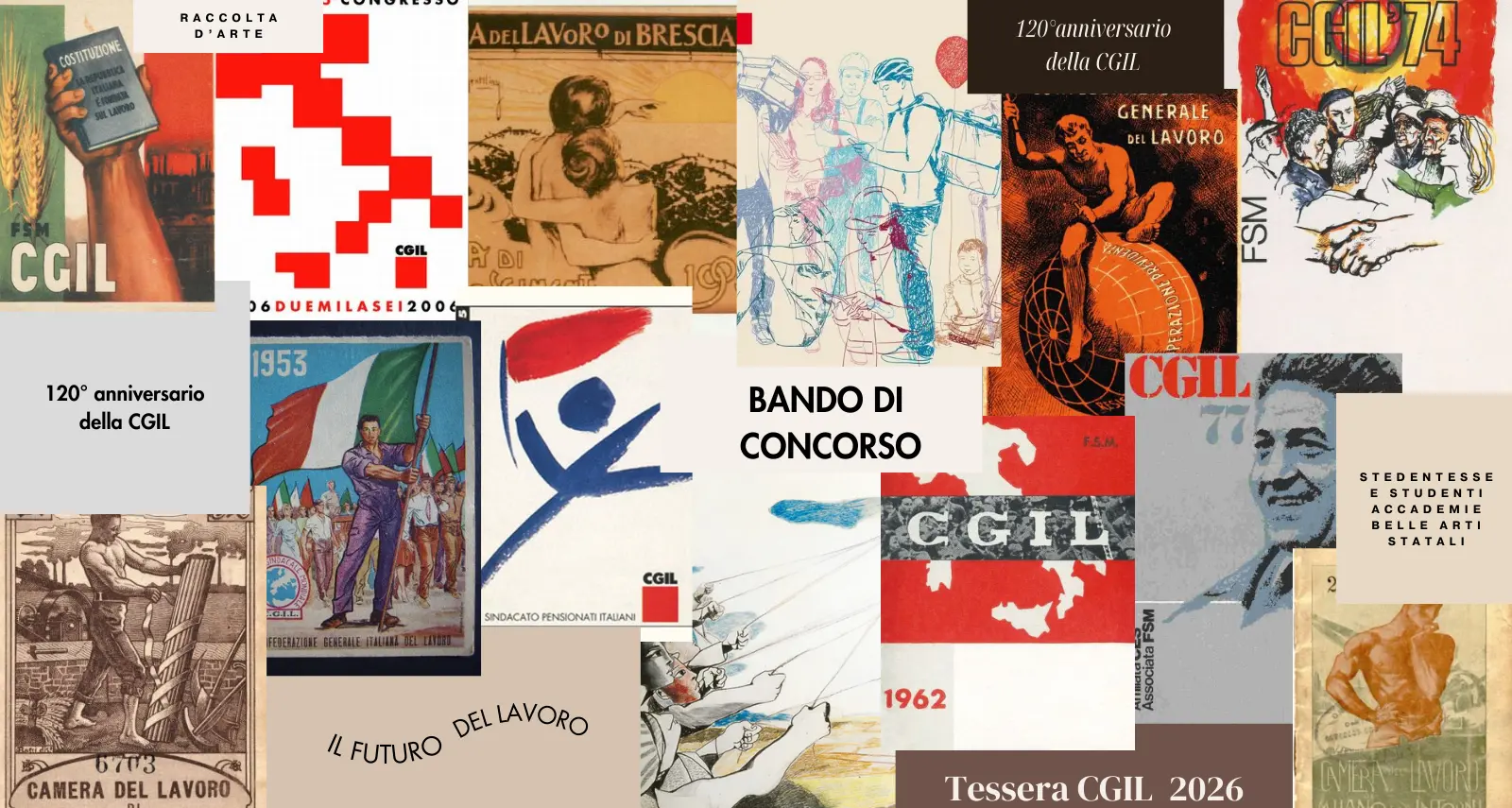 Bando di concorso per la realizzazione dell’immagine della tessera CGIL 2026