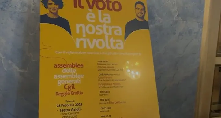 Sesena, Cgil Reggio Emilia: “Con il referendum possiamo avere un Paese diverso”