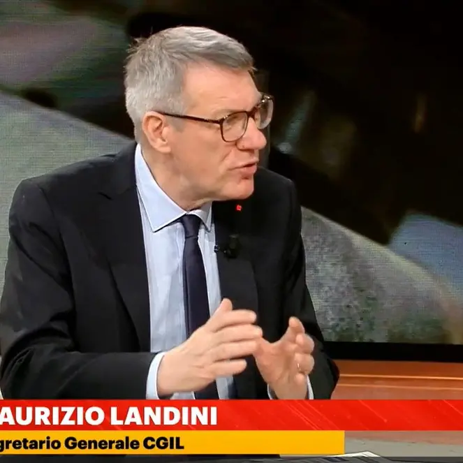 15 marzo, Landini: il riarmo dell'Europa è una follia, Cgil in piazza con le bandiere della pace