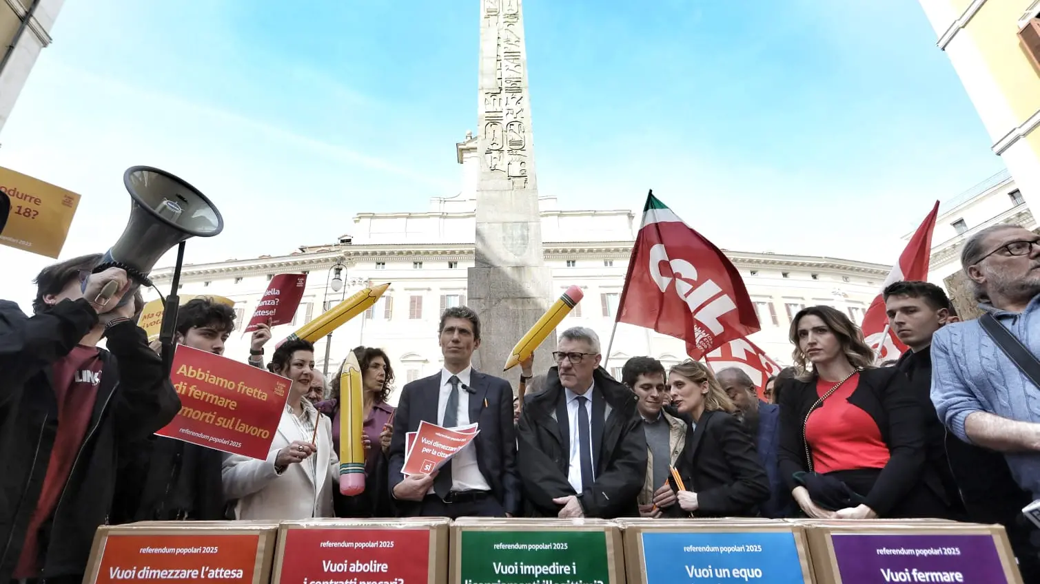 Referendum: martedì 11 marzo ore 14 presidio al Parlamento con Landini e Magi
