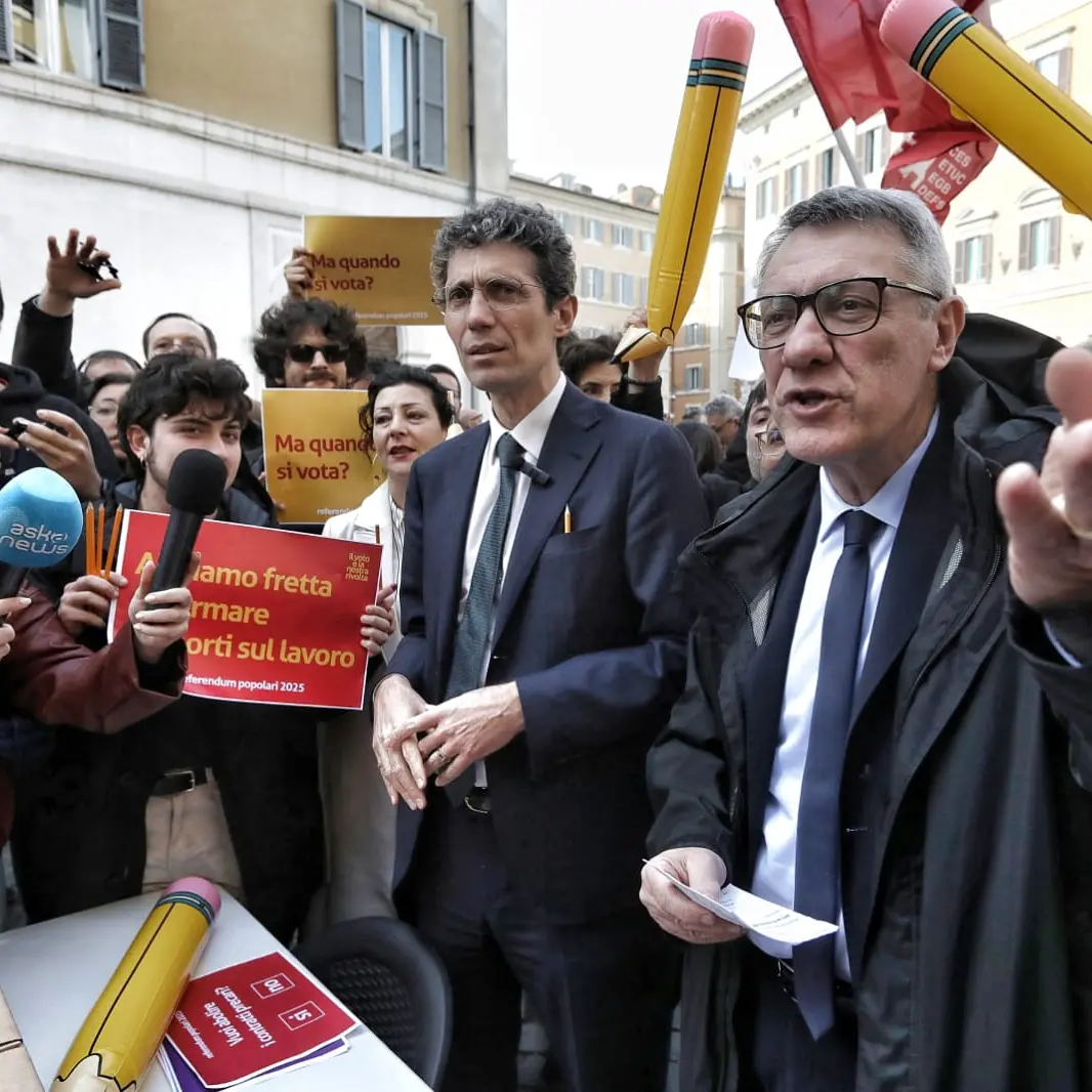 Referendum: lettera Landini e Magi a Governo, voto 25 e 26 maggio per favorire partecipazione