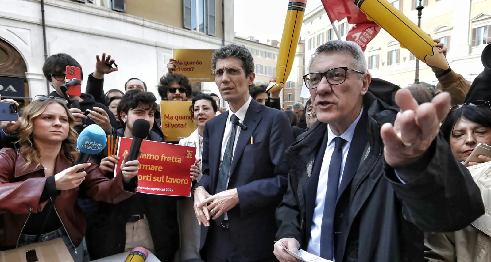 Referendum: lettera Landini e Magi a Governo, voto 25 e 26 maggio per favorire partecipazione