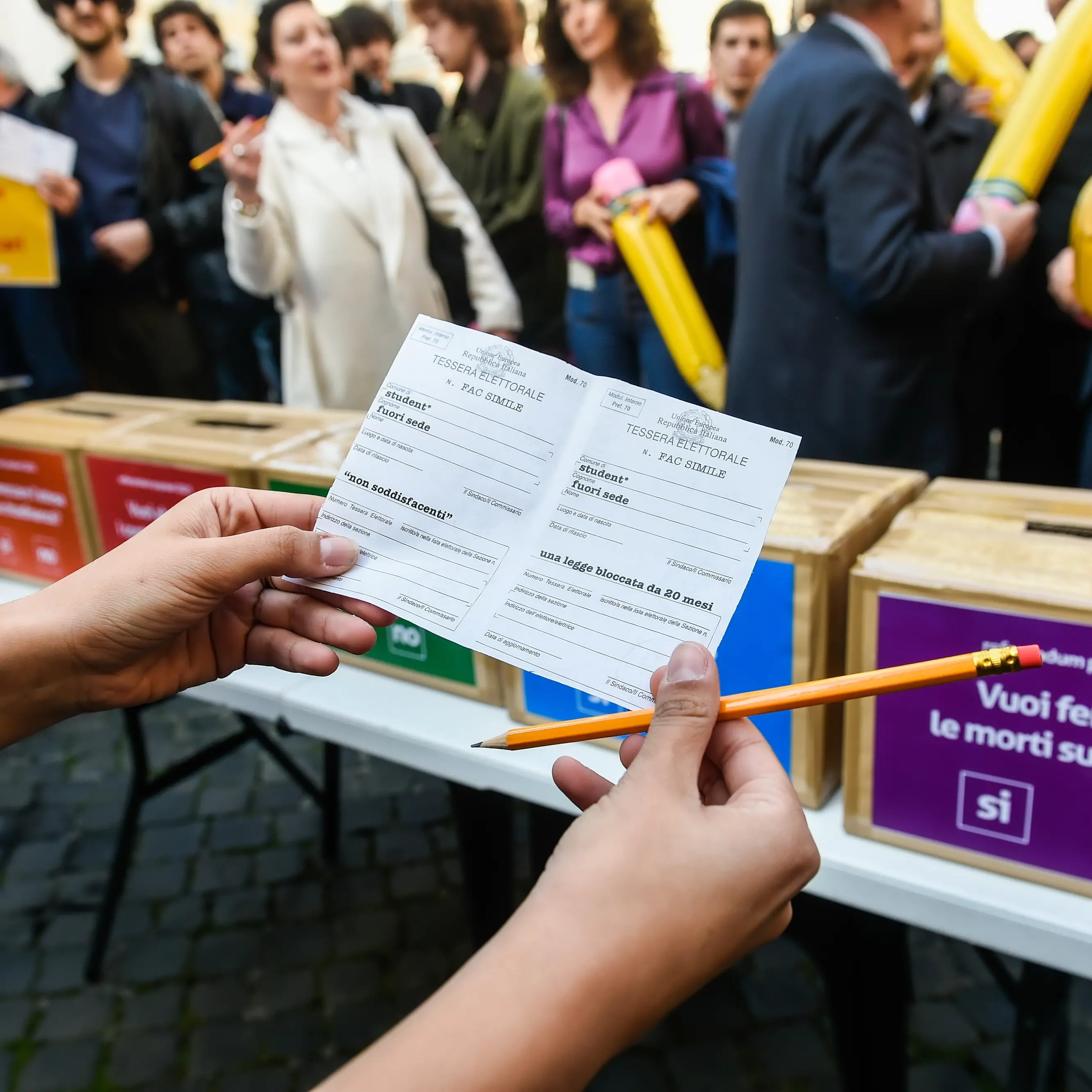 Un mese dai referendum: l’appoggio dell’Italia del Sì