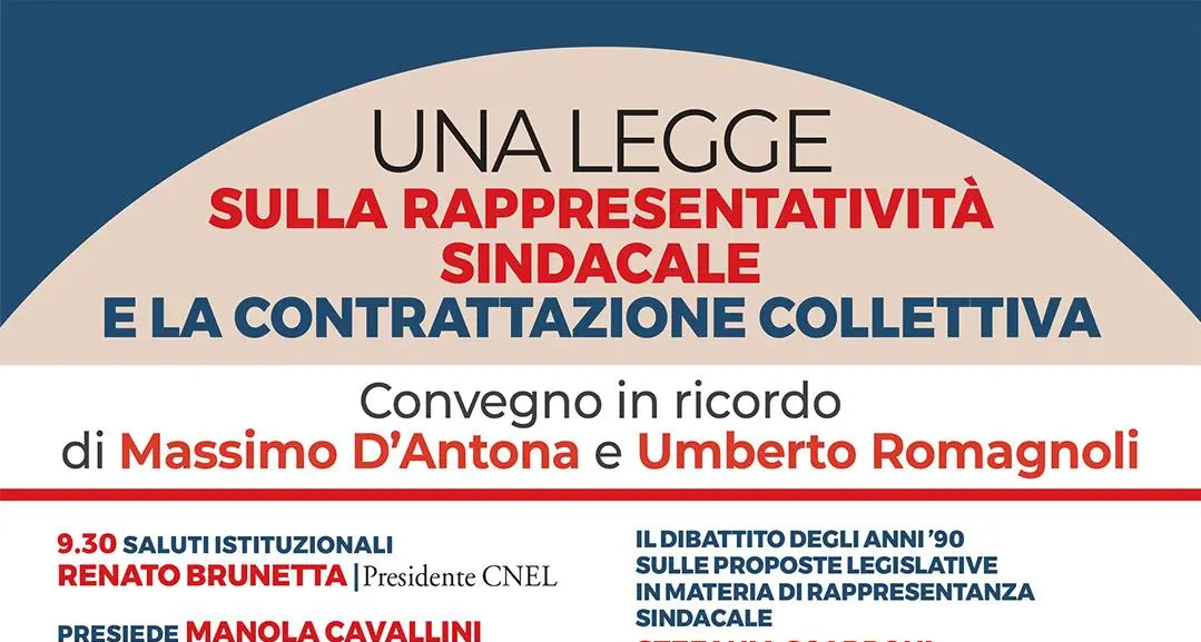 Una legge sulla rappresentatività sindacale e la contrattazione collettiva