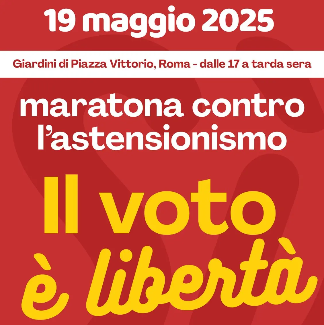 Referendum: Cgil, lunedì 19 maggio grande iniziativa a Roma con Landini