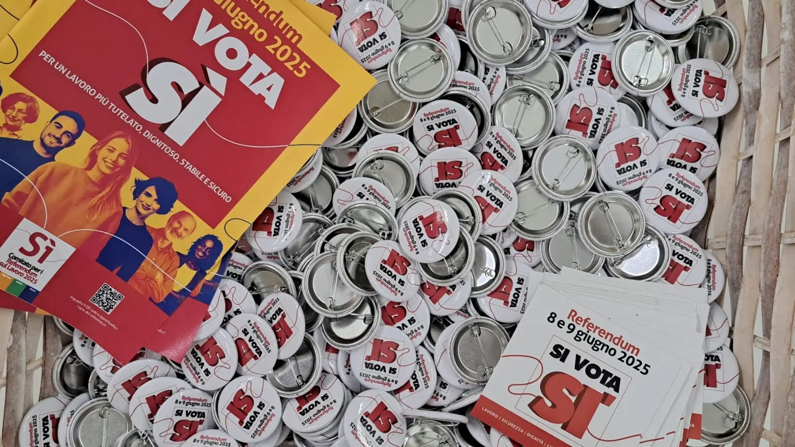 Diventa rappresentante di lista per il Sì al referendum dell’8 e 9 giugno 2025