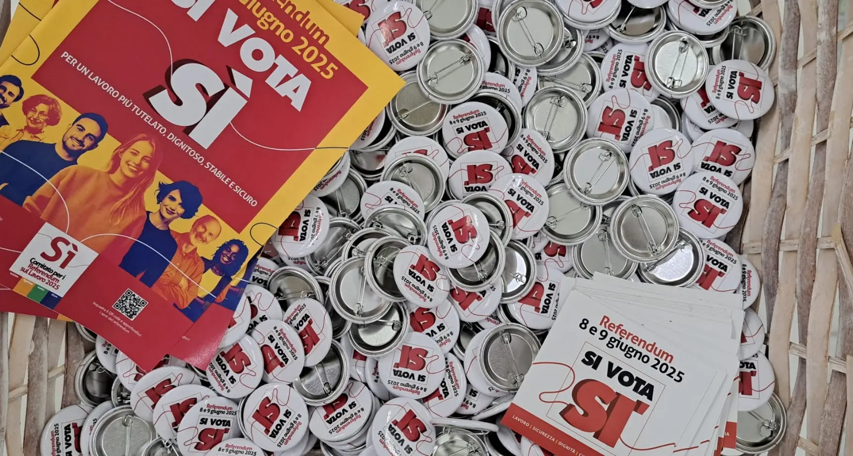Diventa rappresentante di lista per il Sì al referendum dell’8 e 9 giugno 2025