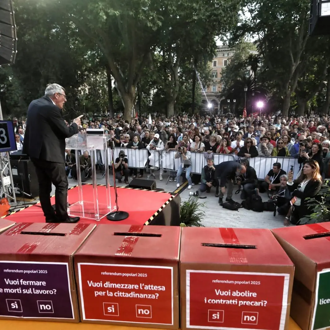 Referendum, Landini: non siamo in vendita, nessuno ci può comprare. L'8 e 9 giugno 5 Sì per il lavoro e i diritti