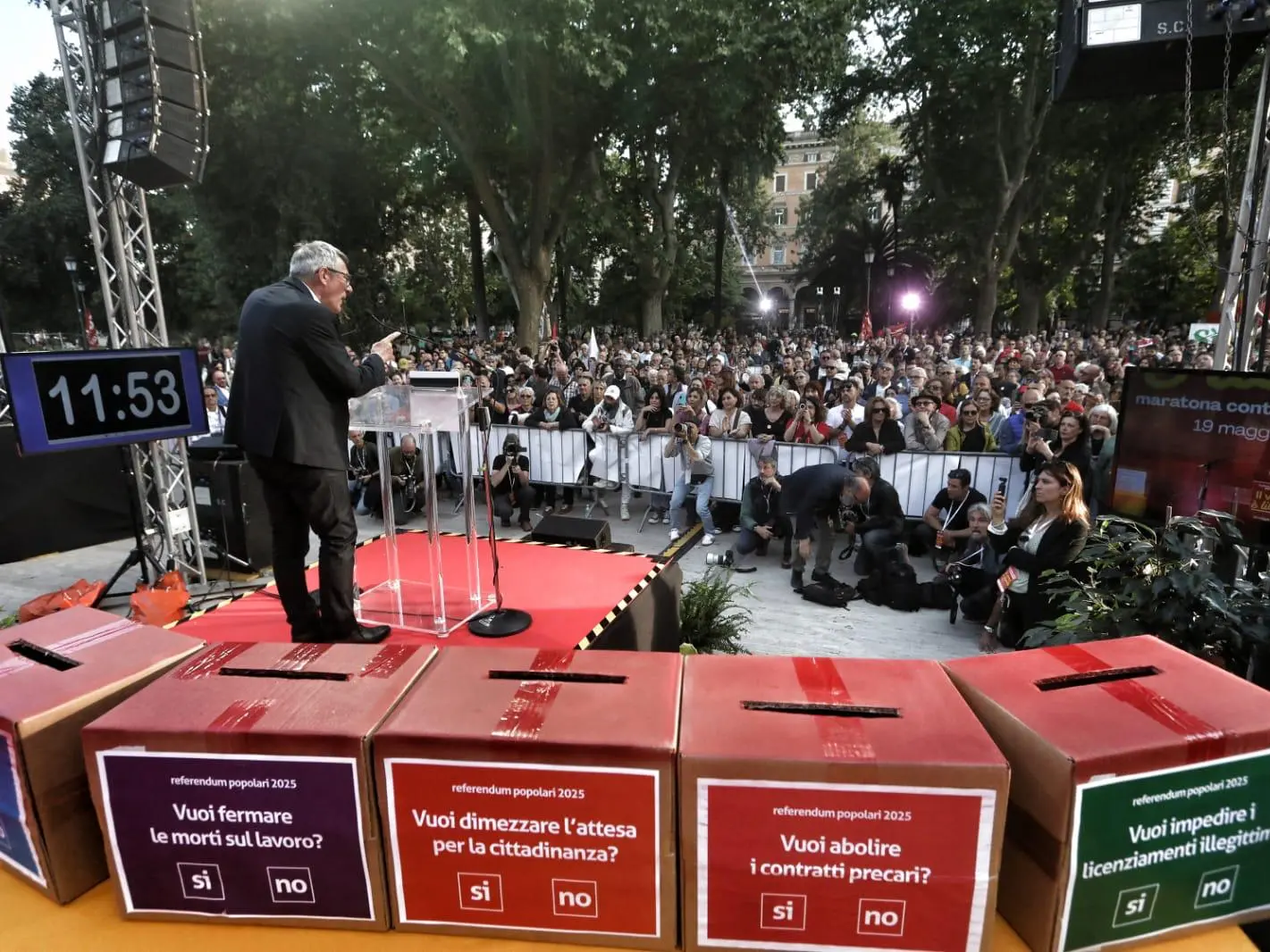 Referendum, Landini: non siamo in vendita, nessuno ci può comprare. L'8 e 9 giugno 5 Sì per il lavoro e i diritti