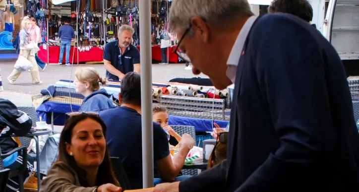 Landini a Padova, due settimane al voto