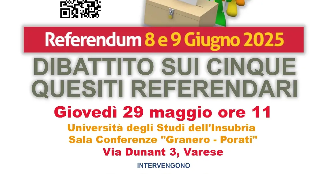 Dibattito sui 5 quesiti referendari