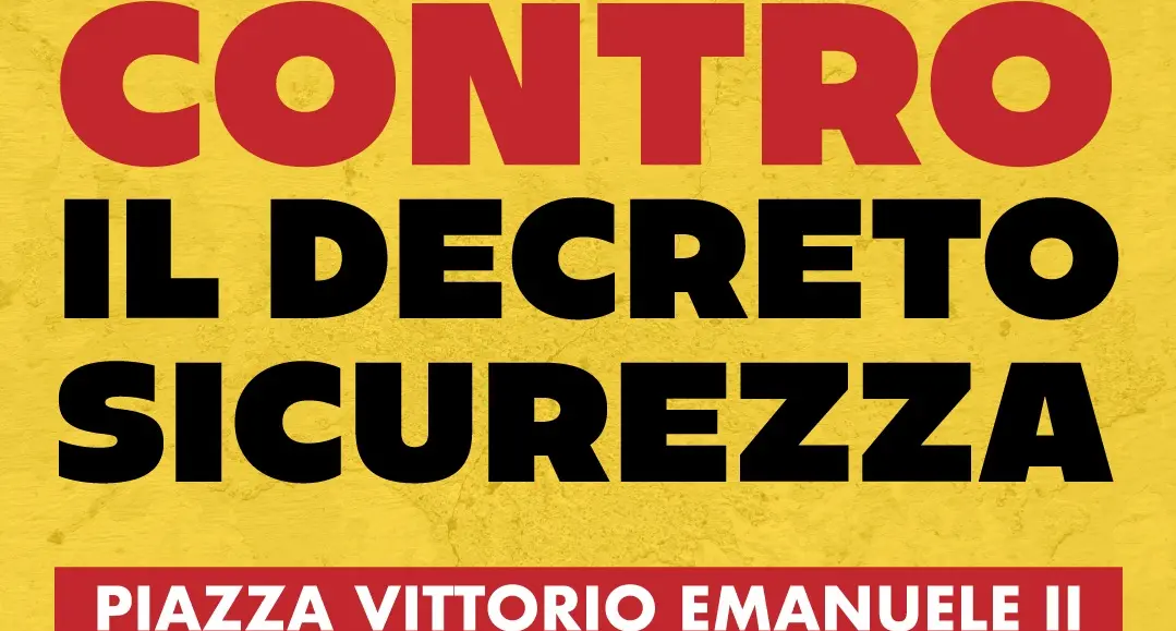 Manifestazione nazionale contro il Decreto Sicurezza