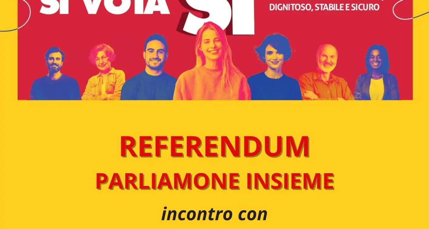 Referendum: parliamone insieme