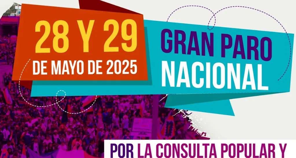 Colombia, la CGIL a fianco dello sciopero contro il blocco della consultazione popolare sulla riforma del lavoro