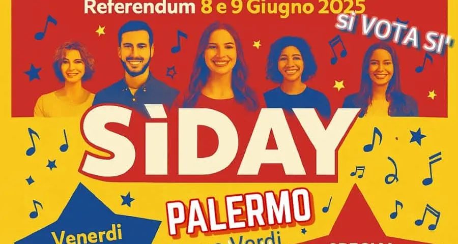 Referendum 8 e 9 giugno – Evento chiusura campagna referendaria a Palermo