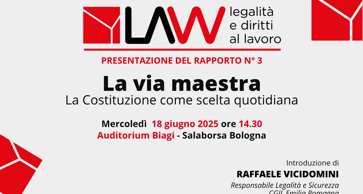 Presentazione del III rapporto ‘La via maestra. La Costituzione come scelta quotidiana’