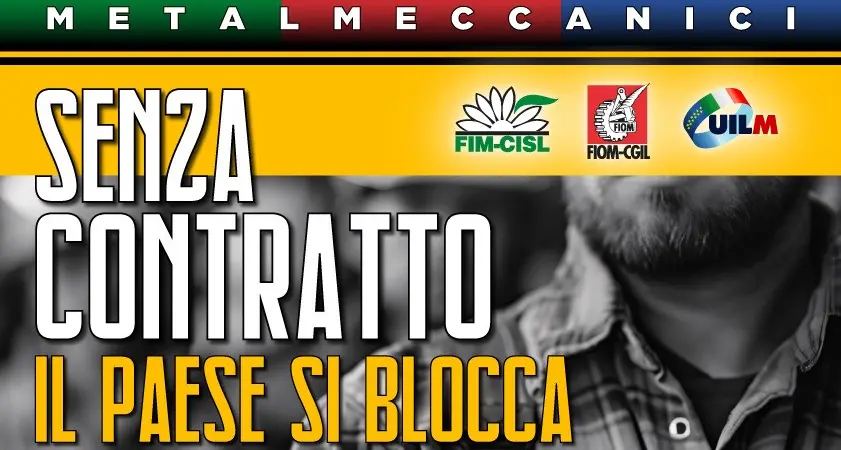 Metalmeccanici, venerdì 20 giugno sciopero nazionale di 8 ore con manifestazioni regionali