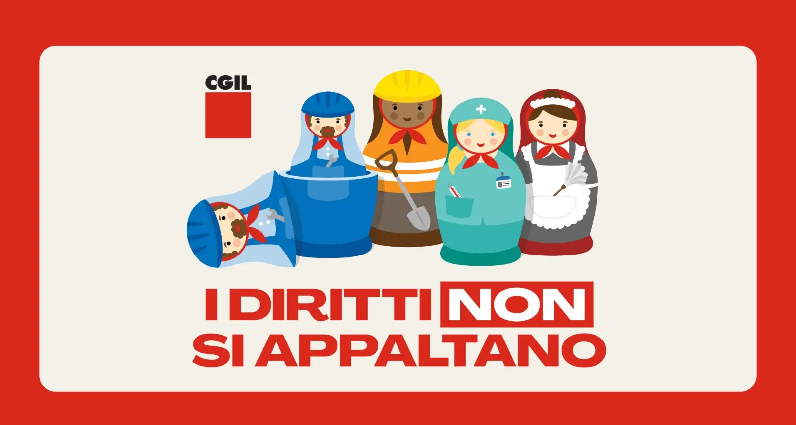 Cgil: 26 giugno presentazione campagna “I diritti non si appaltano”, con Landini