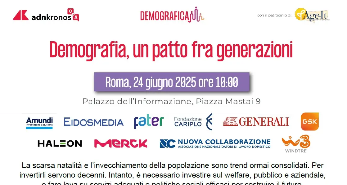 Demografia, un patto fra generazioni