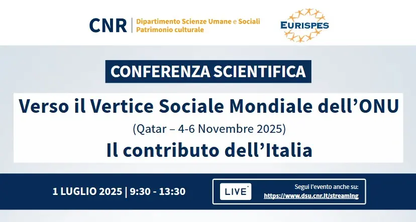 Conferenza scientifica ‘Verso il Vertice Sociale Mondiale dell’ONU (Qatar, 4-6 Novembre 2025) – Il contributo dell’Italia