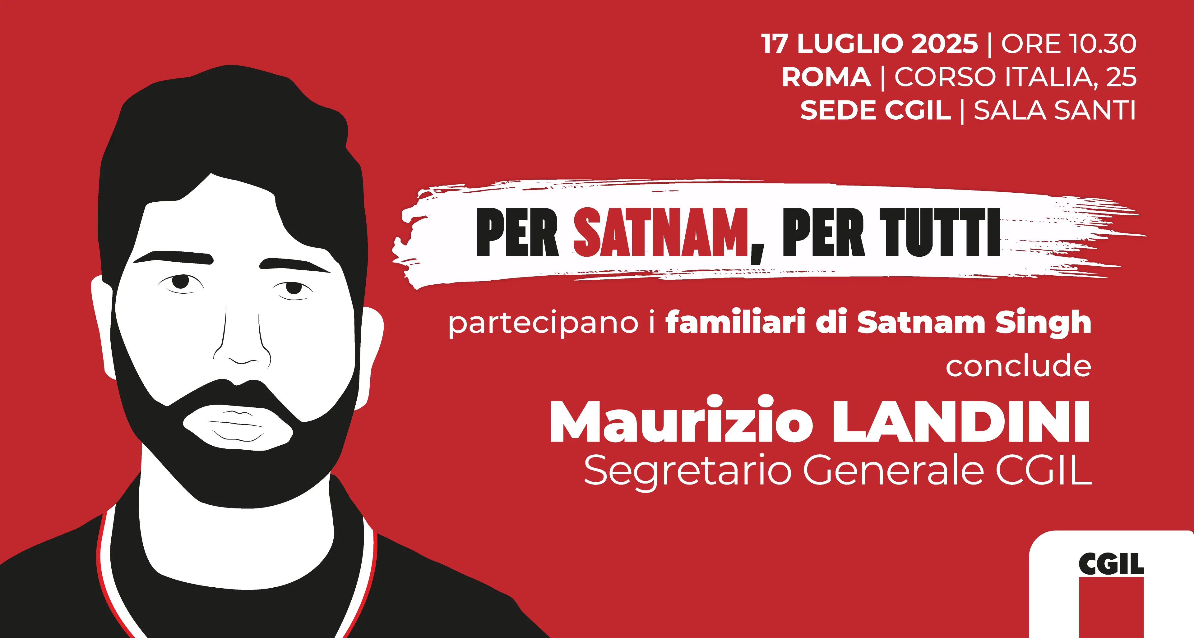 Landini incontra i familiari di Satnam Singh