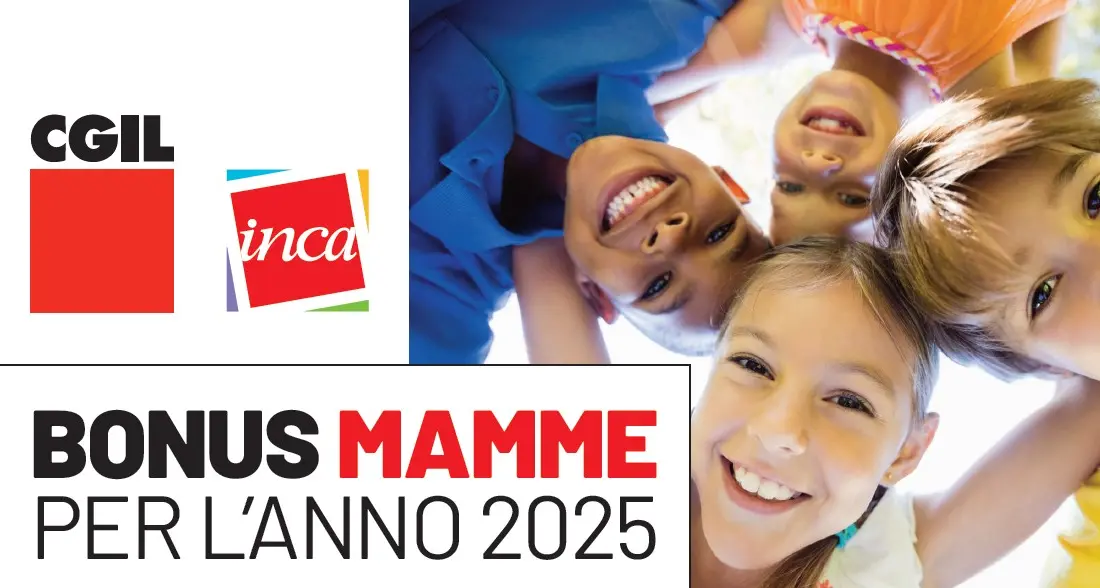 Cgil e Inca, bonus mamme per l’anno 2025