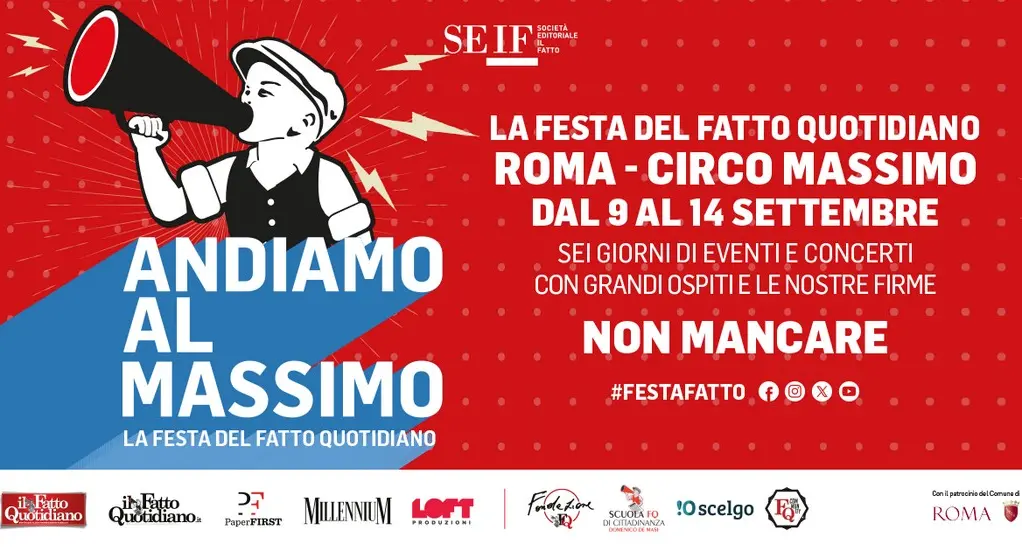 ‘Andiamo al massimo’ – La Festa del Fatto Quotidiano