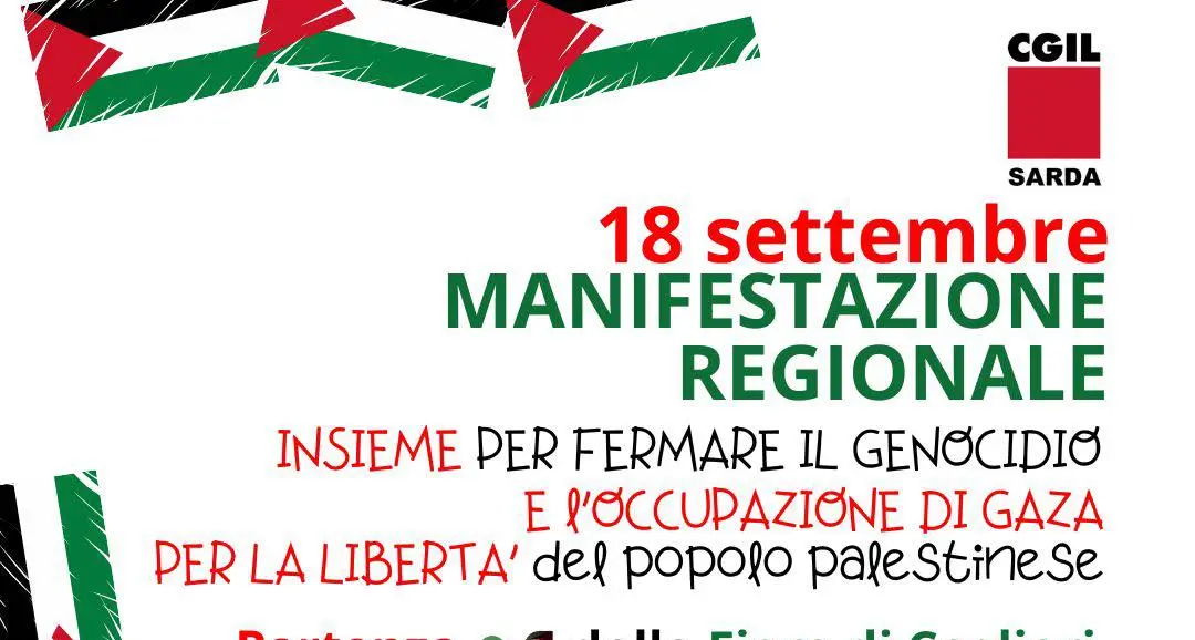 Fermiamo il genocidio a Gaza – manifestazione a Cagliari