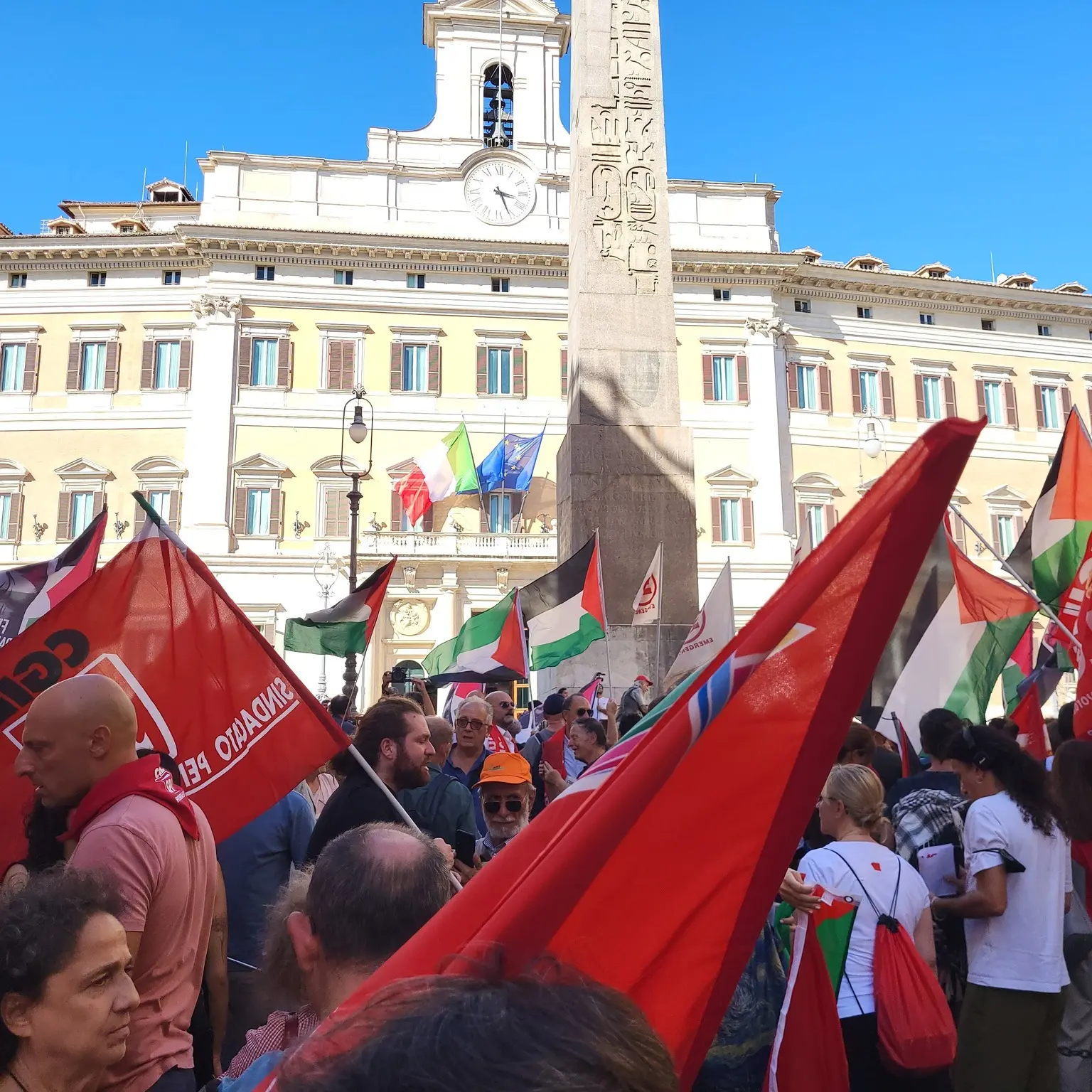 Re David (Cgil): Lo sciopero dei lavoratori contro il genocidio in diretta