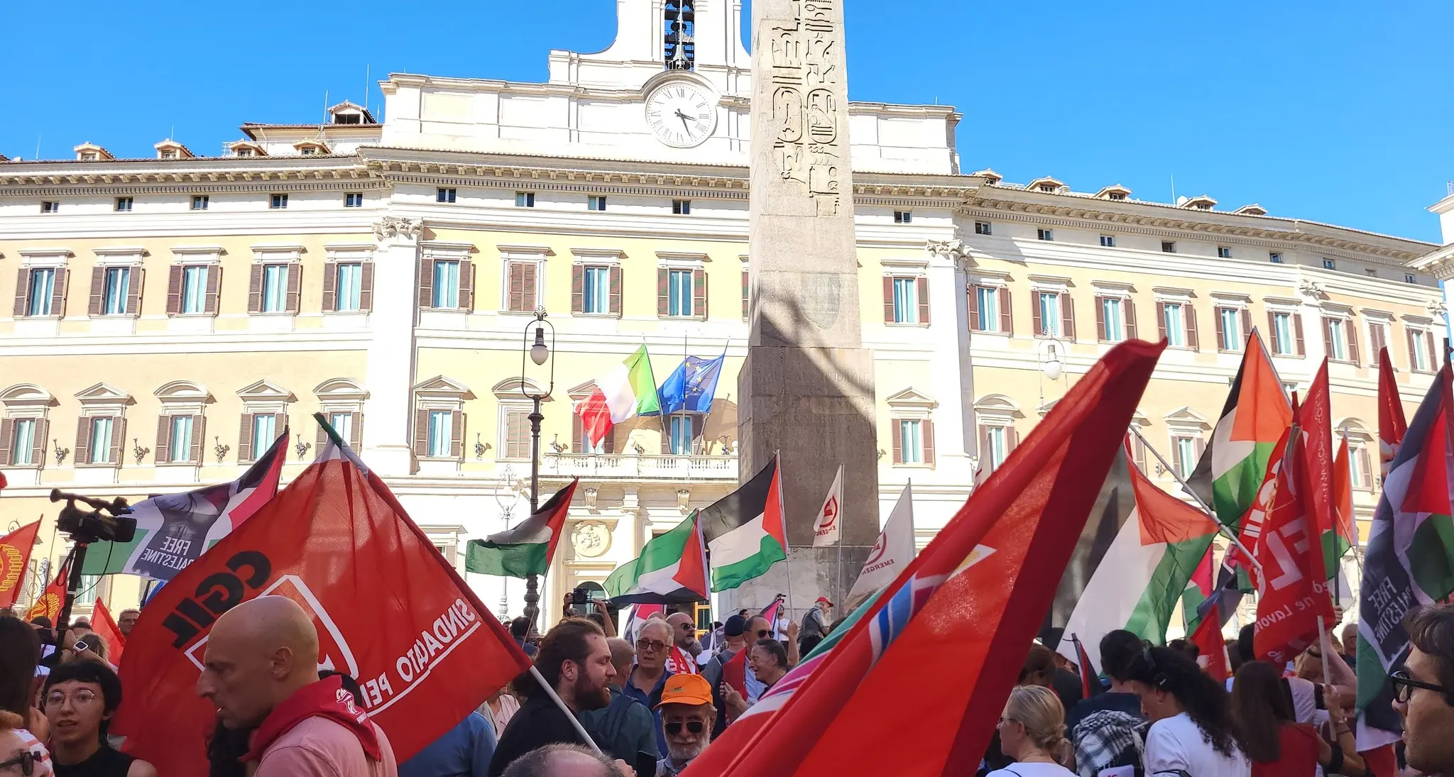 Re David (Cgil): Lo sciopero dei lavoratori contro il genocidio in diretta
