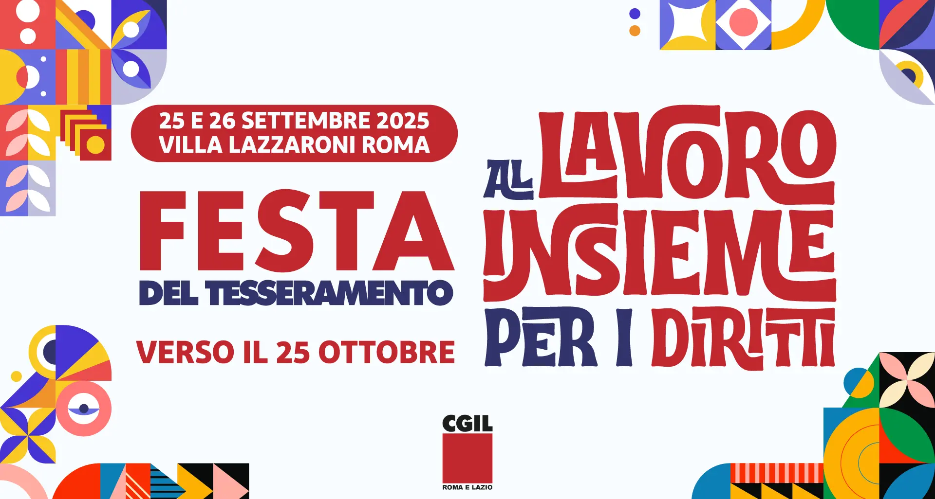 Maurizio Landini alla festa della Cgil di Roma e Lazio – LA DIRETTA