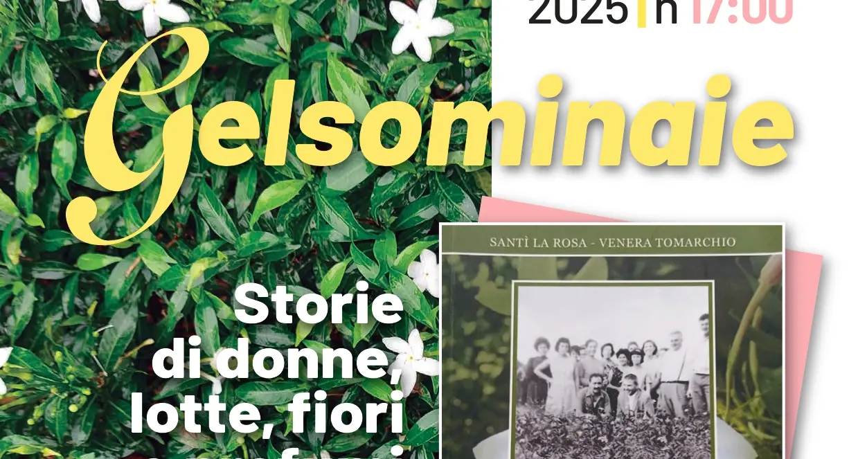 Presentazione del libro ‘‘Gelsominaie. Storie di donne, lotte, fiori e profumi’’