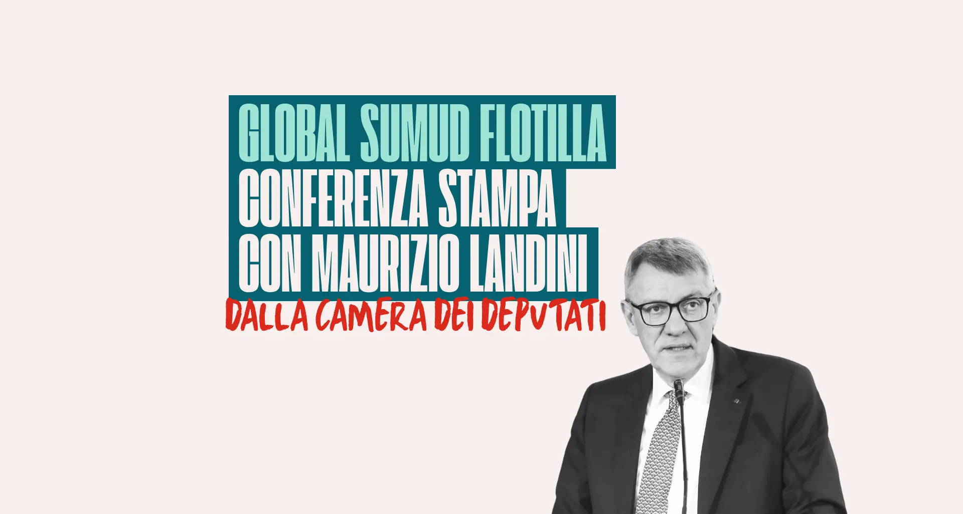 Flotilla, Landini in conferenza stampa dalla Camera