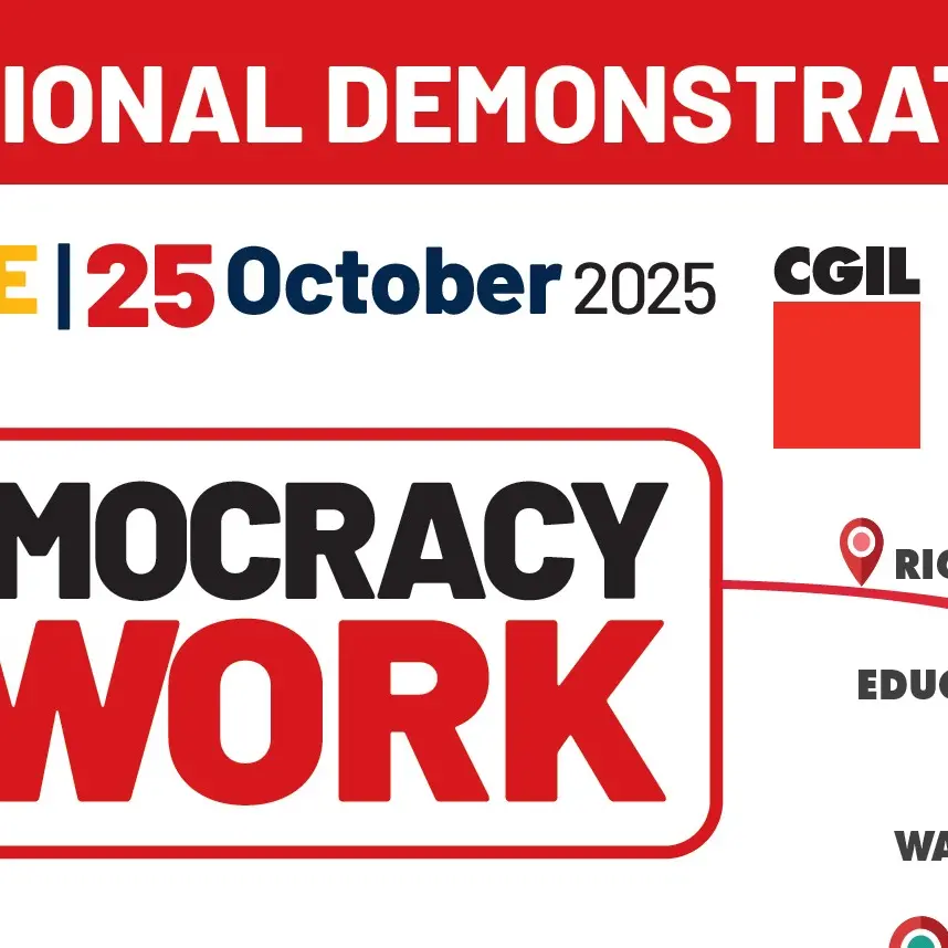 Democracy at work: Cgil, 25 october National demonstration