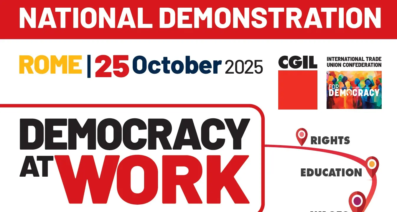 Democracy at work: Cgil, 25 october National demonstration