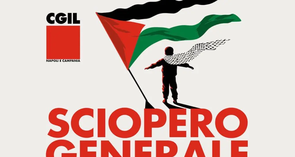 Sciopero generale in difesa di Flotilla per Gaza – manifestazione a Napoli