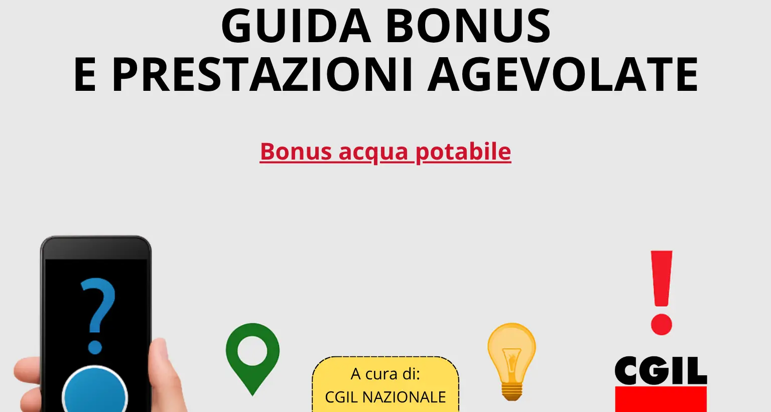 Bonus acqua potabile: requisiti, importi, modalità di richiesta e durata