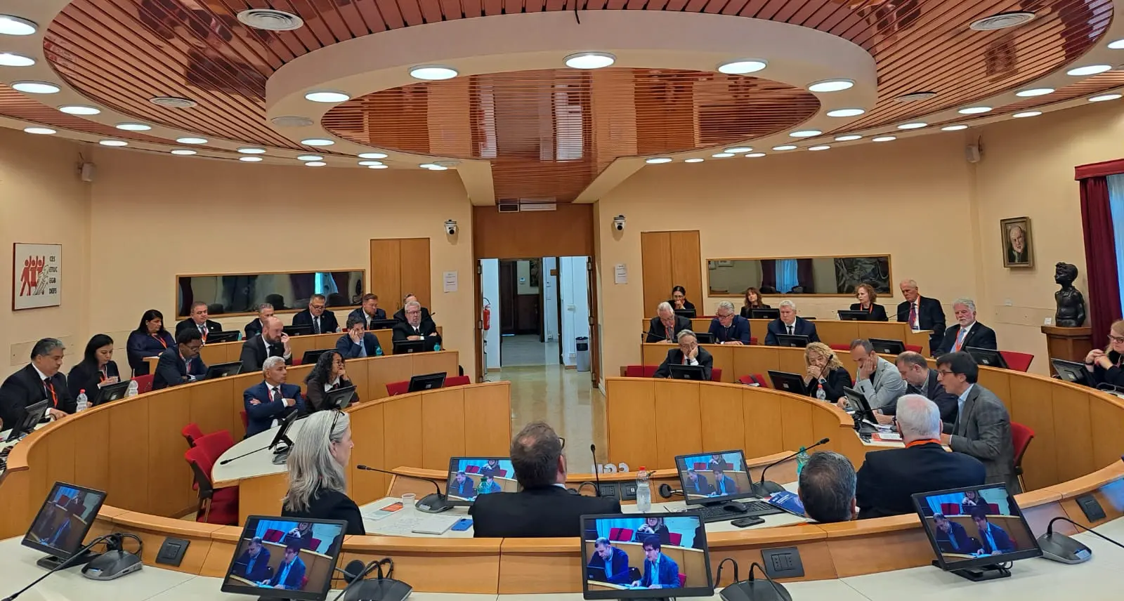 Delegazione della Federazione del Lavoro di Chicago in visita alla CGIL