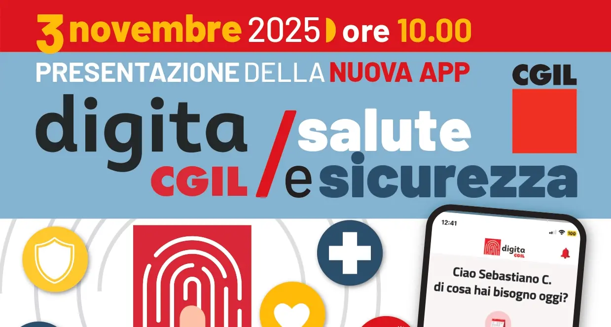 Presentazione della nuova App Digita Cgil/Salute e sicurezza
